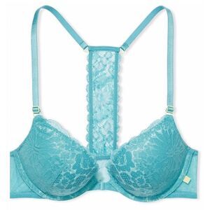 Victoria's Secret Aqua Lace Bra